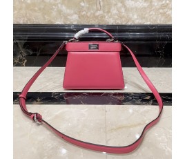 펜디 FENDI Peekaboo 아이코닉 피카부 아이씨유 미니 백