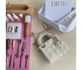 디올 DIOR 레이디 D-조이 토트 백